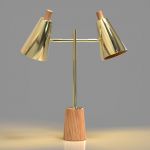 Exposior Brass Table Lamp