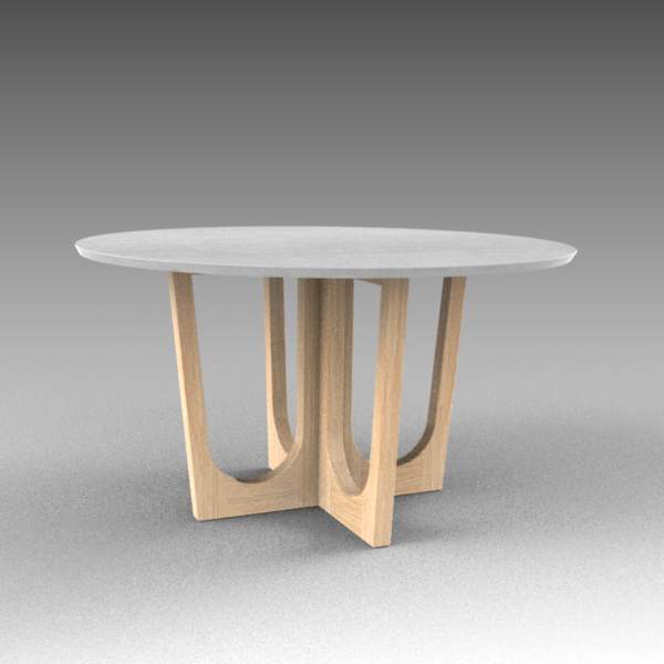 Grand Pedestal Dining Table by 
WUD Furniture. Ba.... 