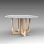 Grand Pedestal Dining Table by 
WUD Furniture. Ba...