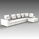 Preface modular sofa by Roche 
Bobois. Three of t...