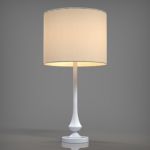 Sutherlin Gesso Table Lamp