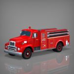 Low Poly Firetruck 1950