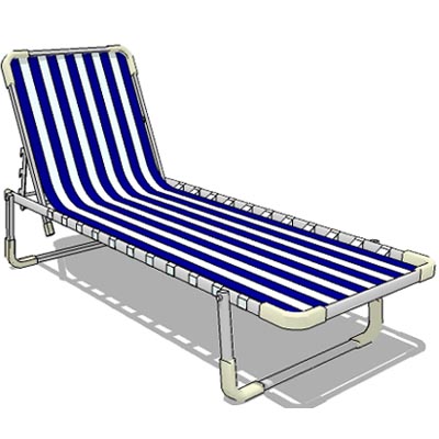 Upvc deck or pool recliner. 