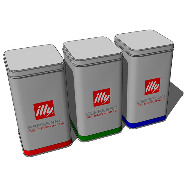 Illy coffee canisters for espresso pads (36 servin.... 