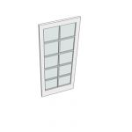 762 ISC door (ten glazed panels)