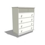 Baby Dresser shown in white. Could be used with th...