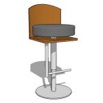 Adjustable height bar stool