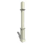 PP712 porch post from Empire Woodworks - 96" ...