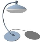 Desk-lamp UFO-shaped