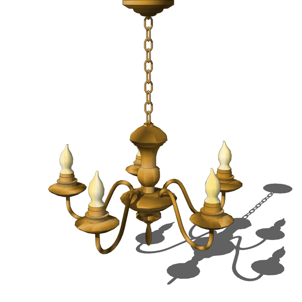 A hanging chandelier that can be used to decorate .... 