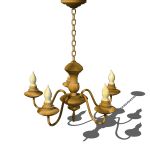 A hanging chandelier that can be used to decorate ...