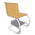 BR24 chair by Tecta, designed by Mies Van der Rohe...