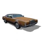 Photo real 1970's Lincoln Continental MkIV
