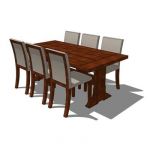 Delton Dining Set. Shown with 6 chairs in light fa...