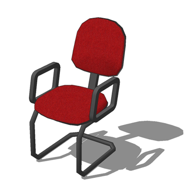 Generic office chair with arms. 