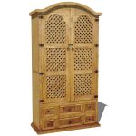 Image mapped rustic armoire by Muebles Juan.
