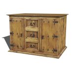 Image mapped rustic drawer by Muebles Juan.