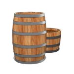 Wine barrel and half barrel