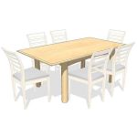 Heartwood Dining Set. Rectangle and Round Table ar...
