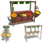 Set up a fruit & vegetable department in groceryst...
