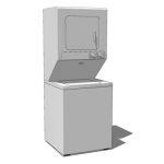 Maytag stacked,top loader washer/dryer combo