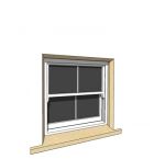 1085x1050mm sash window with vertical bar and ston...