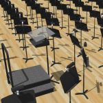 Conductor Podium.  Conductor Music Stand.  Music S...
