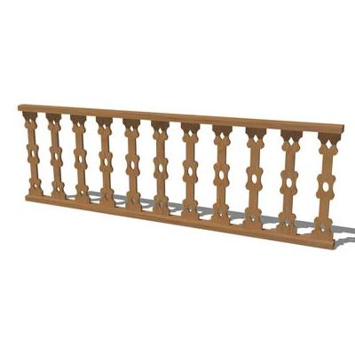 Deck Railing. Shown in wood finish and also a sepe.... 
