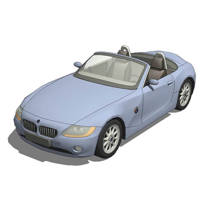 BMW Z4 Roadster; with and without roof. 