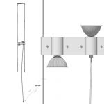 Dos S9 suspended lamp by Prandina, designed by Chr...