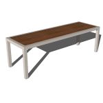 The Montego bench combines sophisticated design an...
