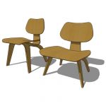 Plywood Group chairs by Vitra, designed by Charles...