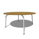 Plywood Group coffee table (metal) by Vitra, desig...