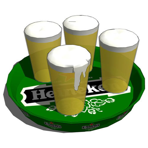 Heineken beerplate in different configurations: wi.... 