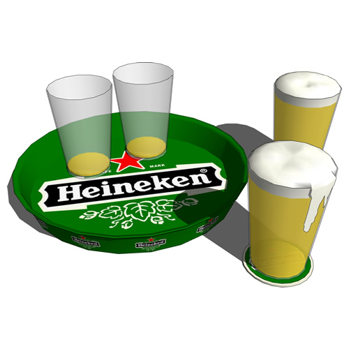 Heineken beerplate in different configurations: wi.... 