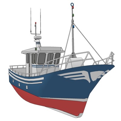 Spanish Fishing Trawler. Designed and Built by Ast.... 