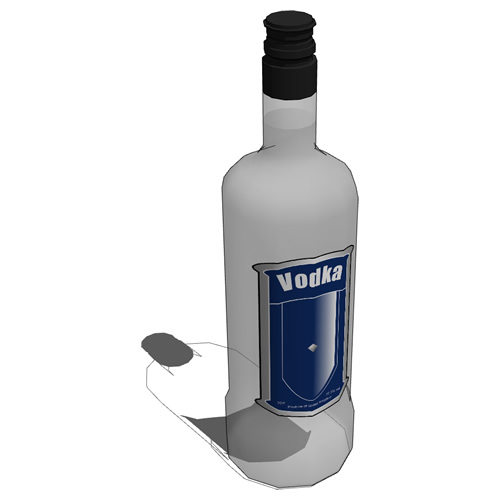 Vodka bottles for simple decoration of filling of .... 