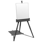 Steel 6'1" artist easel with a 24" by 30...