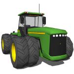 John Deere 9520 tractor.