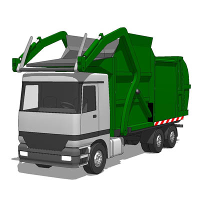 Garbage truck / bin lorry; front loading.. 