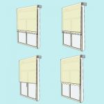 Roller blinds-selected trimming design