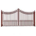 Bi-parting driveway gate. 12ft/4m (approx) opening...