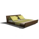 Loja Leather Bed Queen size designed by Abad Dise&...