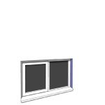 1200x750mm single casement window