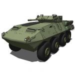 LAV or light armored vehicle.It's a vehicle system...