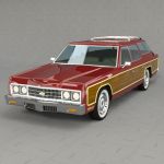 1973 Chevy Caprice State Wagon, with the classical...