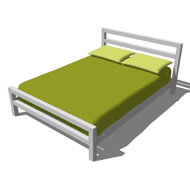 City block bed and True storage offered by CB2 (Cr.... 