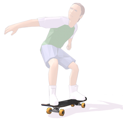 Skateboard. 