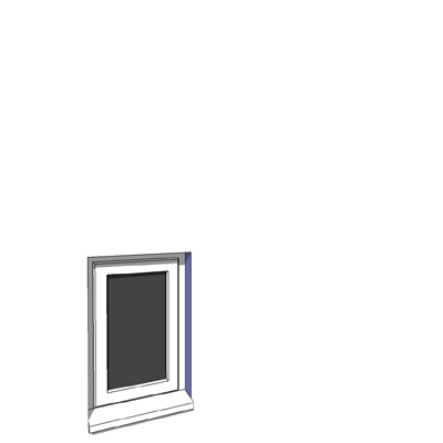 488x750mm narrow module casement window. 