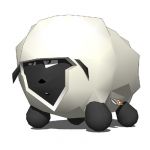 Funny sheeps for decoration,game or toy